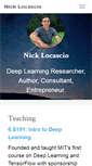 Mobile Screenshot of nicklocascio.com